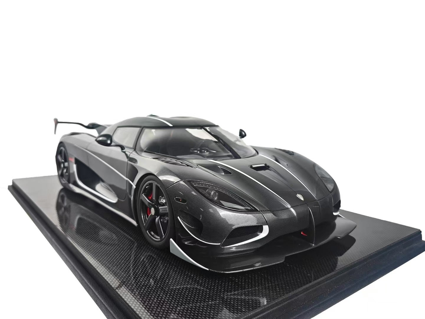 Frontiart 1/8 Koenigsegg Agera RS Draken Black Carbon Limited Edition Car Model Ornaments