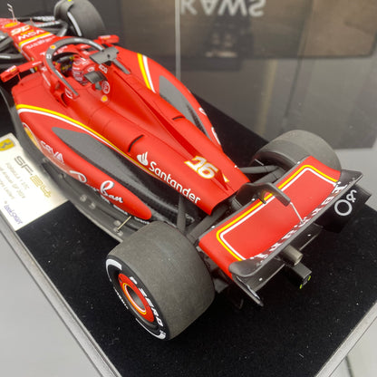 looksmart 1/18 Ferrari SF-24 2024 Saudi Grand Prix F1 third place No. 16 Leclerc