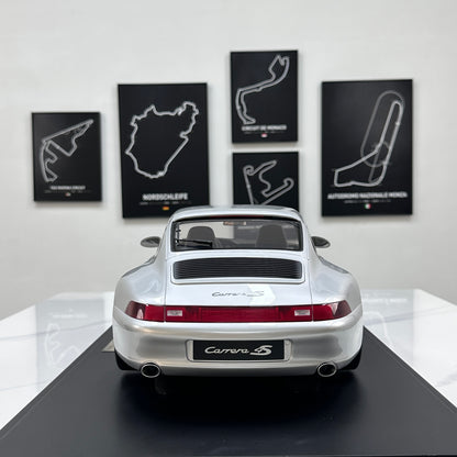 GT Spirit 1/8 Porsche 911 [993] Carrera 4S – Silver (GTS801901)