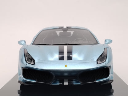 Amalgam 1/18 Ferrari 488 PISTA Ice Blue Limited Edition Scale Model Car