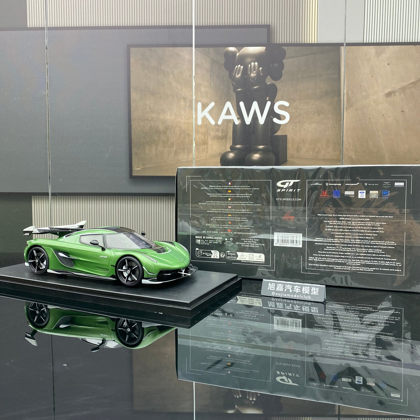 GT Spirit 1/18 Koenigsegg JESKO green resin car model