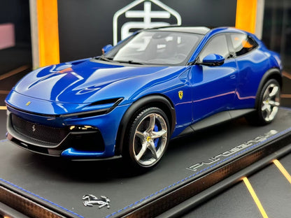 BBR 1:18 Ferrari Purosangue Blu Corsa 10/10 DDJ008