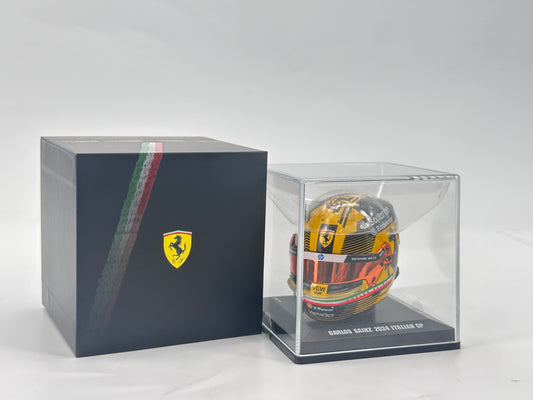 looksmart 1/5 Ferrari Helmet F1 Team Monza GP Sainz Yellow Scale Model