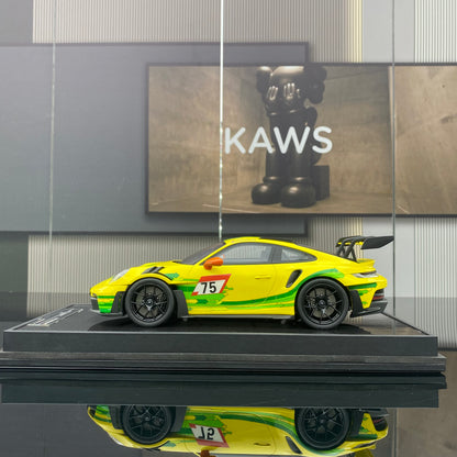 TP 1/18 Porsche 992 GT3 RS (Weissach Package) Glorora painting simulation car model