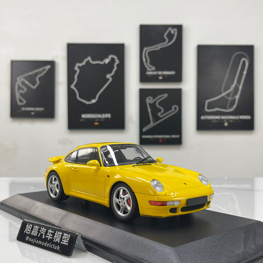 MINICHAMPS 1/18 Porsche 911 (993) Turbo (1995) Yellow 155061172