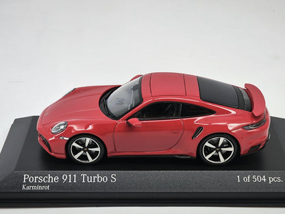 MINICHAMPS 1/43 Porsche 911 turbos alloy car model