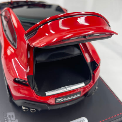 BBR 1/18 Ferrari Purosangue Leather Sole, Standard Red HE180052ADIE