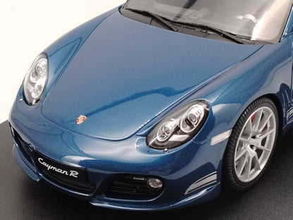 GT Spirit 1/18 Porsche CAYMAN R AQUA Metallic Blue Resin Model