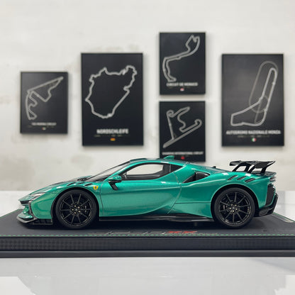BBR 1/18 Ferrari SF90 XX Stradale – Jewel Green Metallic (P18237O)