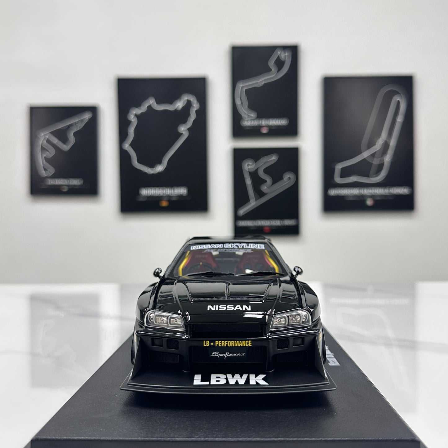 GT Spirit 1/18 Nissan Skyline GTR R34 LB - Super Silhouette Black Livery CLDC049