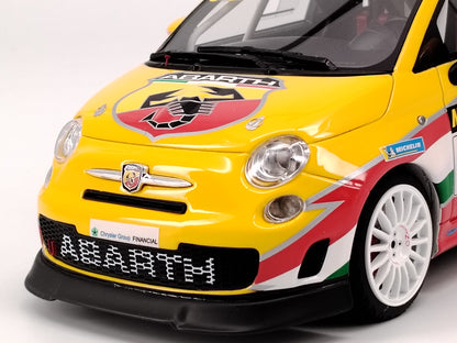 TOPSPEED 1/18 Abarth 695 #96 Red and Yellow Paint Resin Car Model