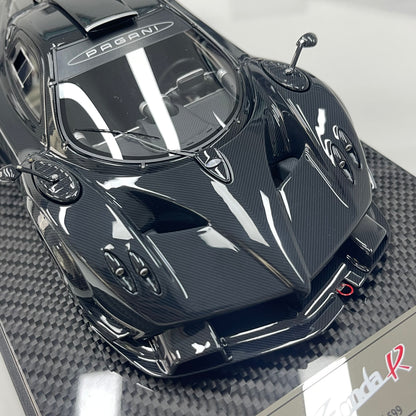 KASH MODEL 1/18 Pagani Zonda R Gloss Carbon Black KPZR002