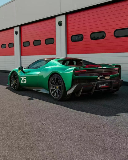 BBR 1/18 Ferrari 296 Speciale launch car Verde Nurburgring with livery