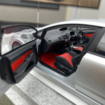 MH 1/18 Honda civic FD2 alloy full open simulation car model ornaments