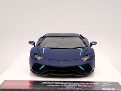 MAKEUP 1/43 Lamborghini AVENTADOR S blue simulation car model ornaments