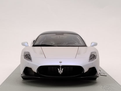 BBR 1/18 Maserati MC20 leather base white alloy model car HE180051ABBR