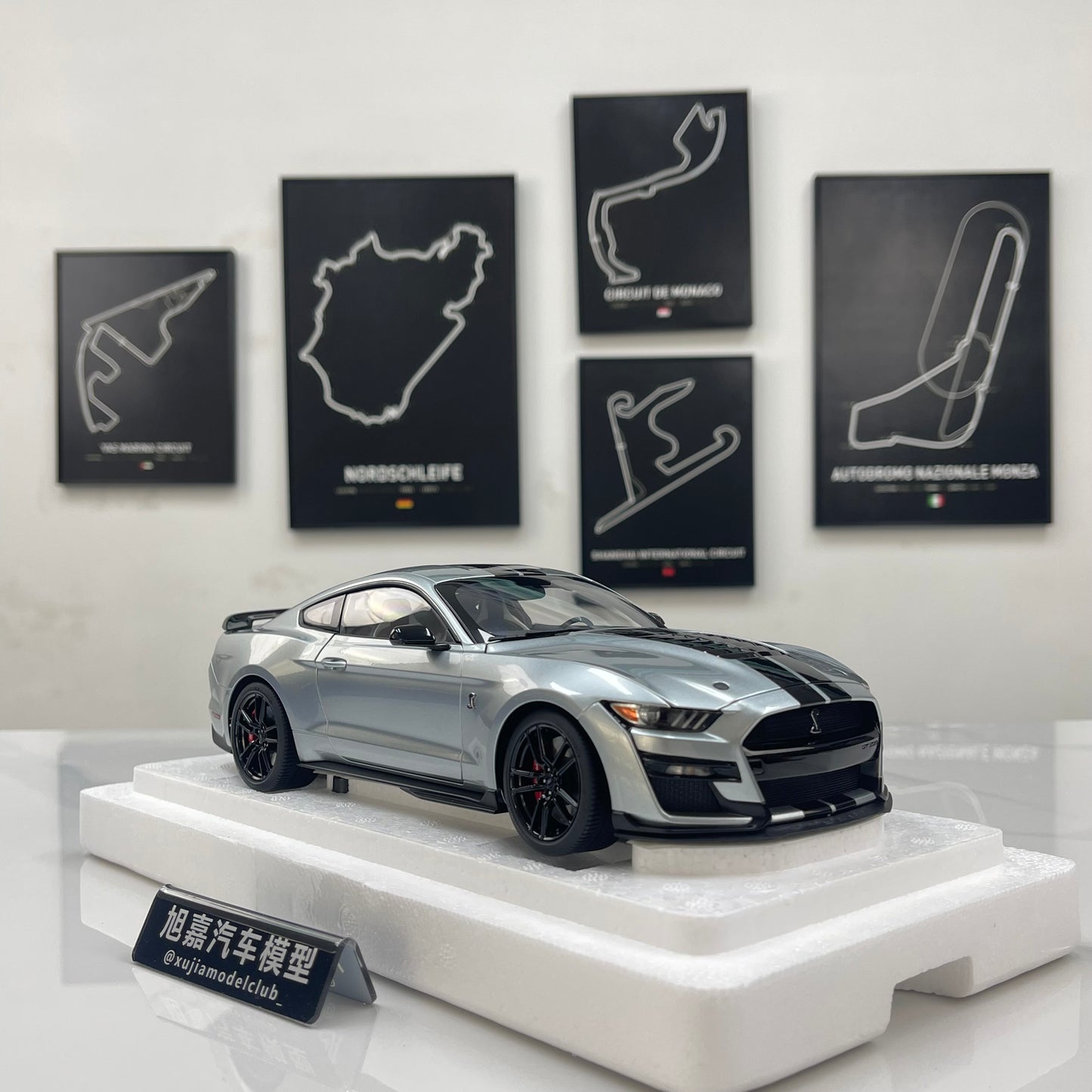 AUTOart 1/18 Ford Mustang Shelby GT500 Silver 73096