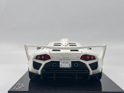 VIP 1/18 Lamborghini Murcielago GT EVO Pearl White Resin Model VIP171