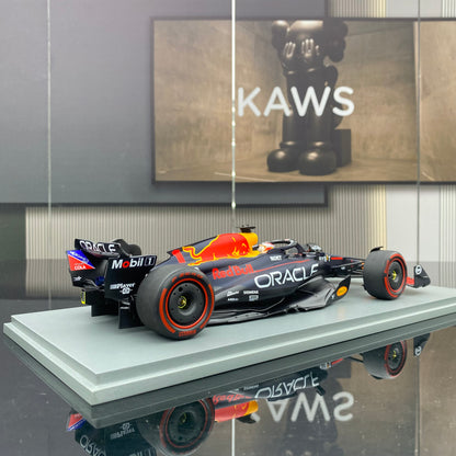 SPARK 1/18 Oracle F1 Team RB19 2023 Spanish Grand Prix Victory No. 1 Verstappen 40 career wins Red Bull Limited Edition car model