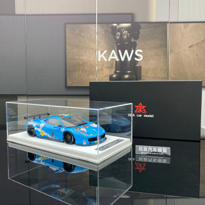 BBA MODEL 1/18 Ferrari 458 GT 1.0 Brown Bear Painting Car Model