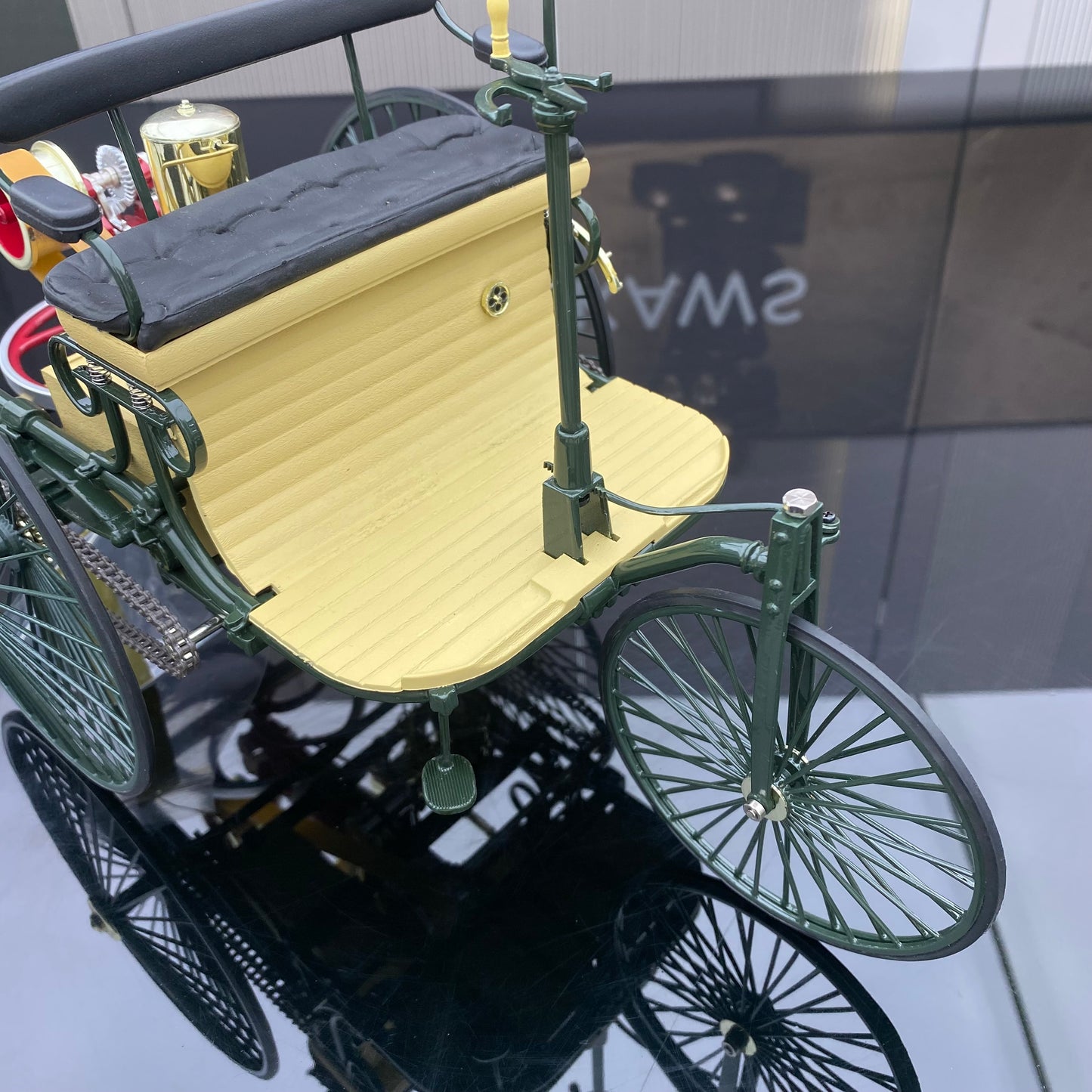 TIME TOP 1/8 Mercedes-Benz No. 1 classic car simulation car model birthday gift ornaments