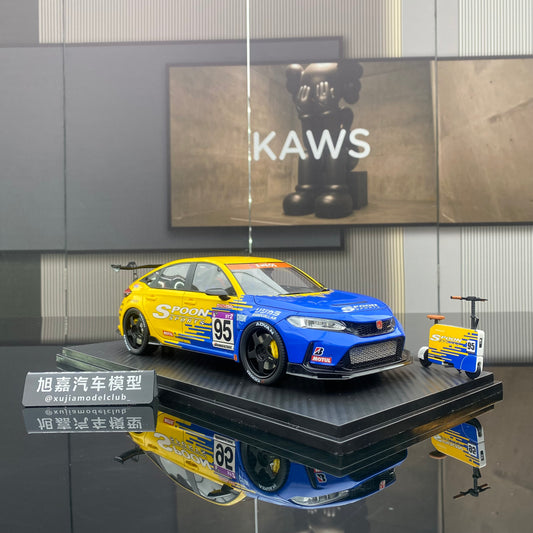 Peako 1/18 Honda Civic Type R FL5 Spoon resin car model for gift giving