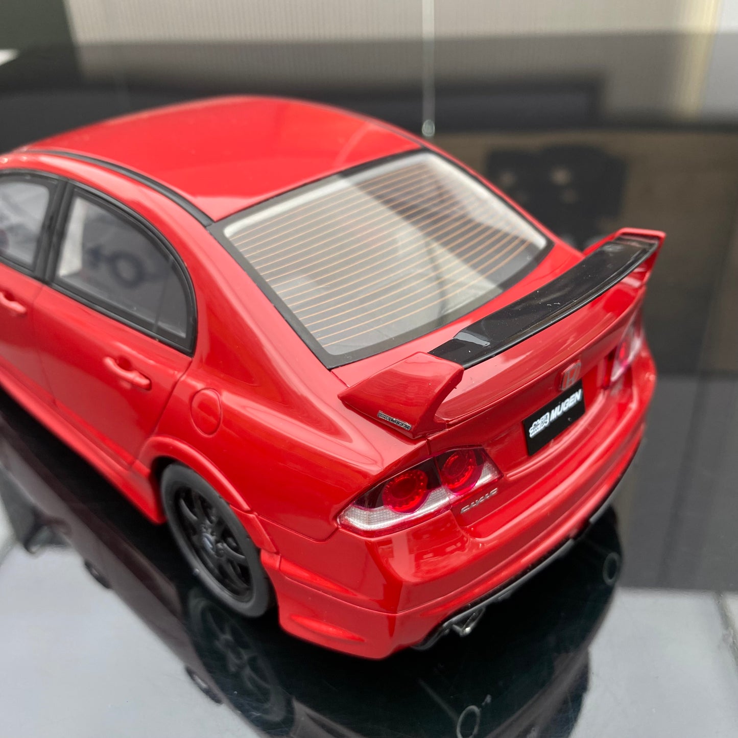 OTTO 1/18 HONDA CIVIC MUGEN RR(FD2) red simulation car model