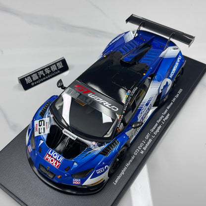 Spark 1/18 Lamborghini Huracán GT3 EVO 2 – 2025 Spa 24 Hours Winner (No. 63, Blue Livery) – 18SPA2025
