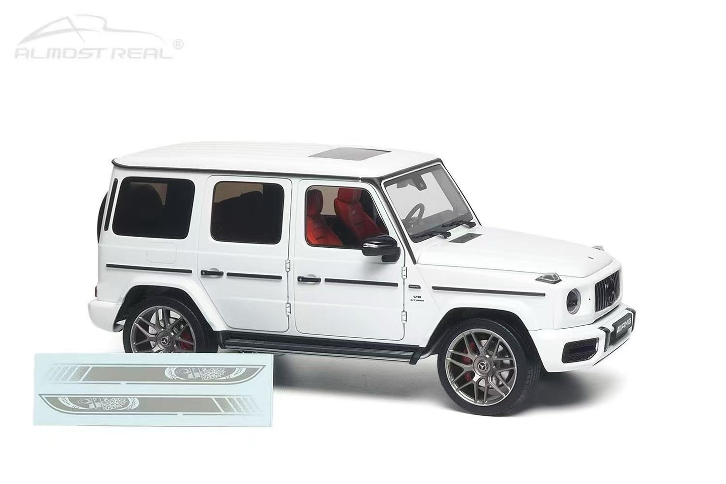 Almost Real 1/18 Mercedes-Benz G63 AMG 55th Anniversary 22 Simulated Car Models Collectible Ornaments