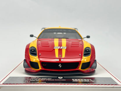 DG 1/18 Ferrari 599 XX Evo #36 Red Resin Car Model Ornaments