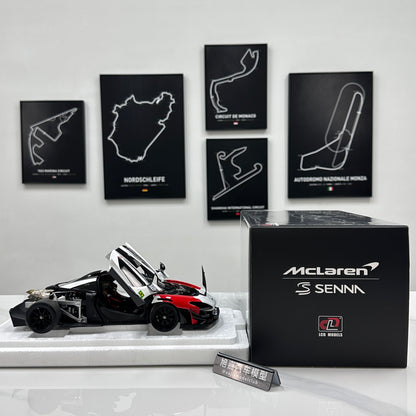 LCD 1/18 McLaren Senna GTR (Red/White) LCD18016-RW