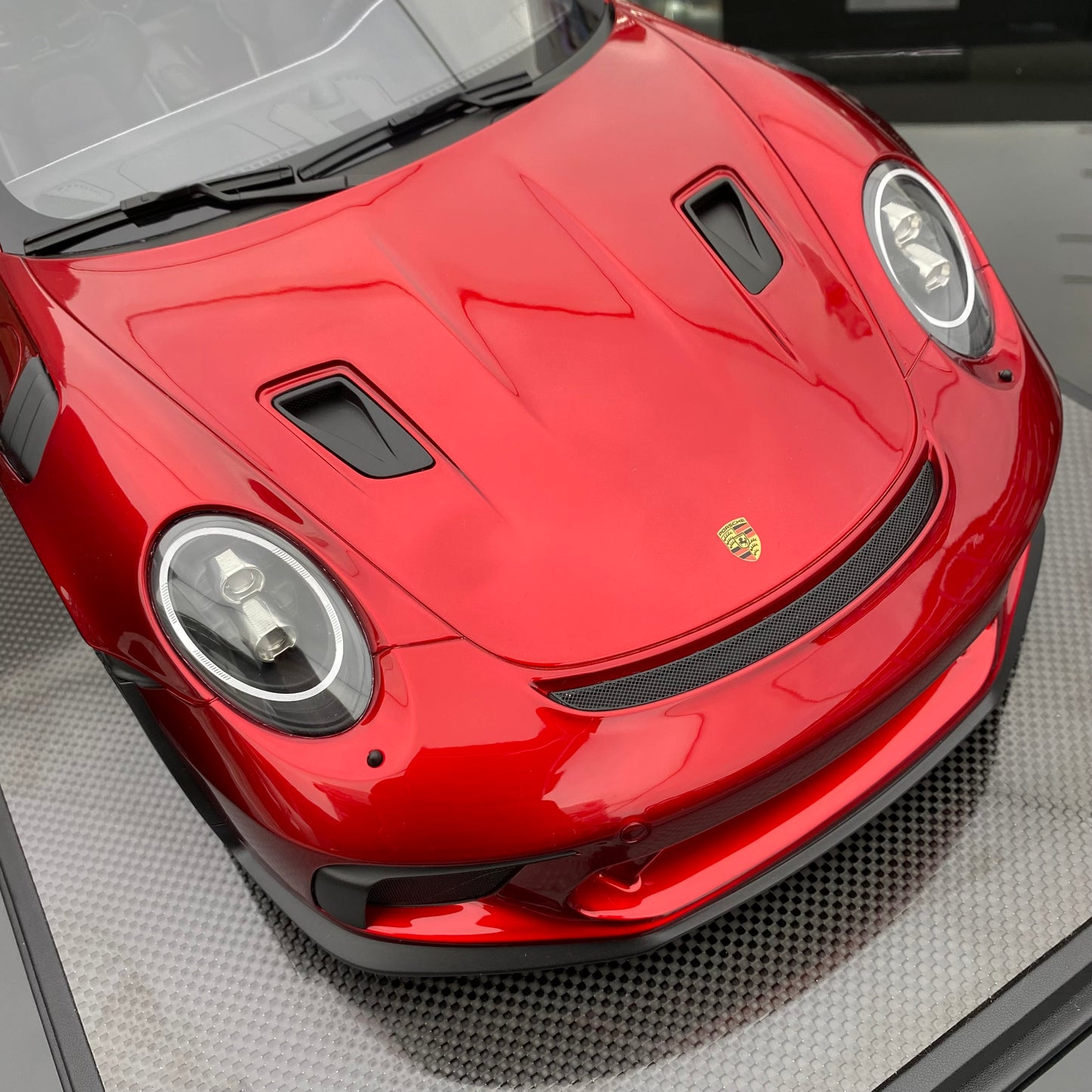 DM 1/8 Porsche 911 GT3RS high-end ornamental resin limited edition car model