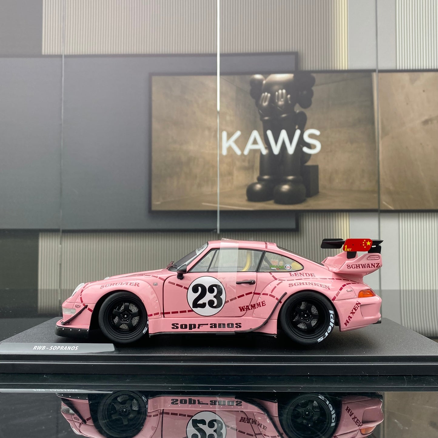 solido 1/18 Porsche RWB BODYKIT #23 alloy car model ornaments
