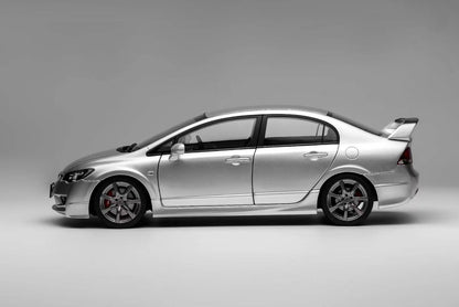 MH 1/18 Honda Civic TYPE R (FD2) 2007 Alloy Fully Opened Simulation Car Model Ornaments