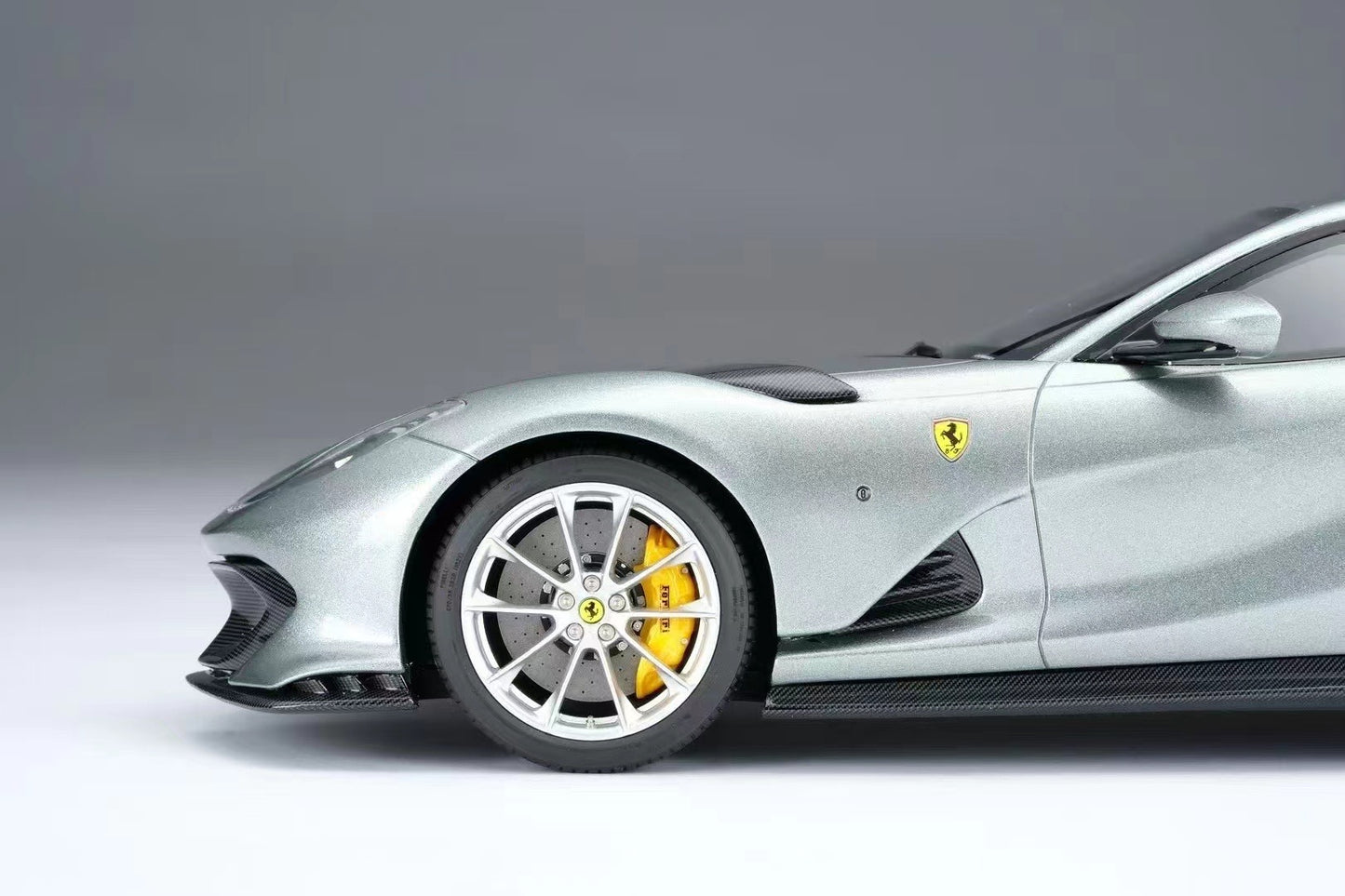 Amalgam 1:18 Ferrari 812 Competizione Cockburn Gray Resin Model