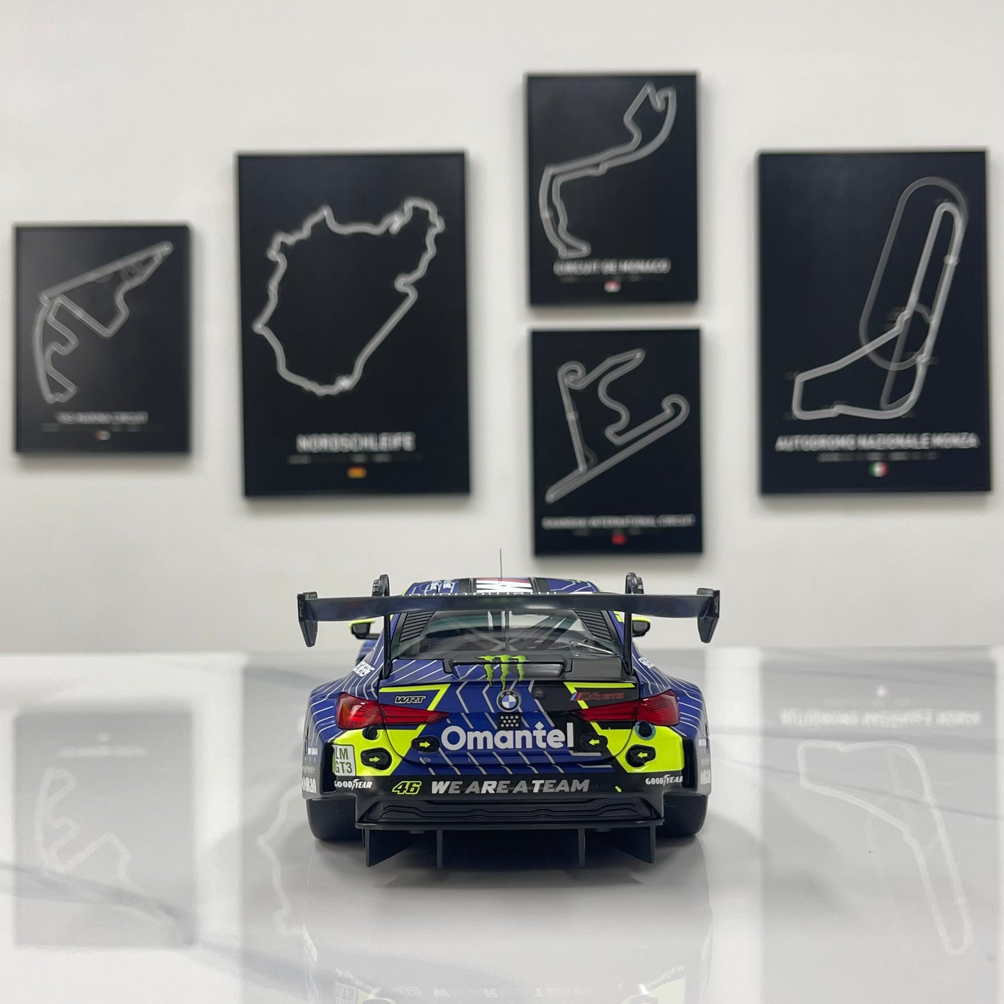 MINICHAMPS 1/18 BMW M4 GT3 EVO – TEAM WRT - 1812KM QATAR 2025 Blue Livery 110252146