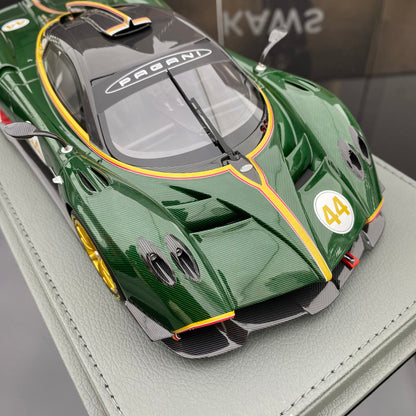 BBR 1/18 Pagani HUAYRA R metallic green limited edition car model collection gift