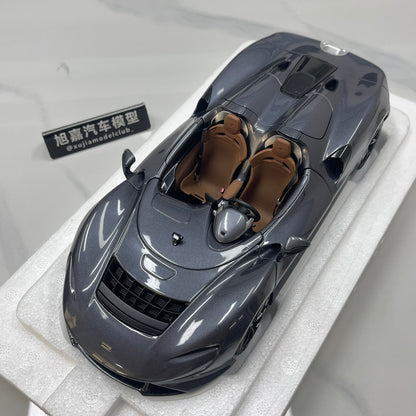 LCD 1/18 McLaren Elva Diecast Model – Metallic Grey (LCD18015-HGM)