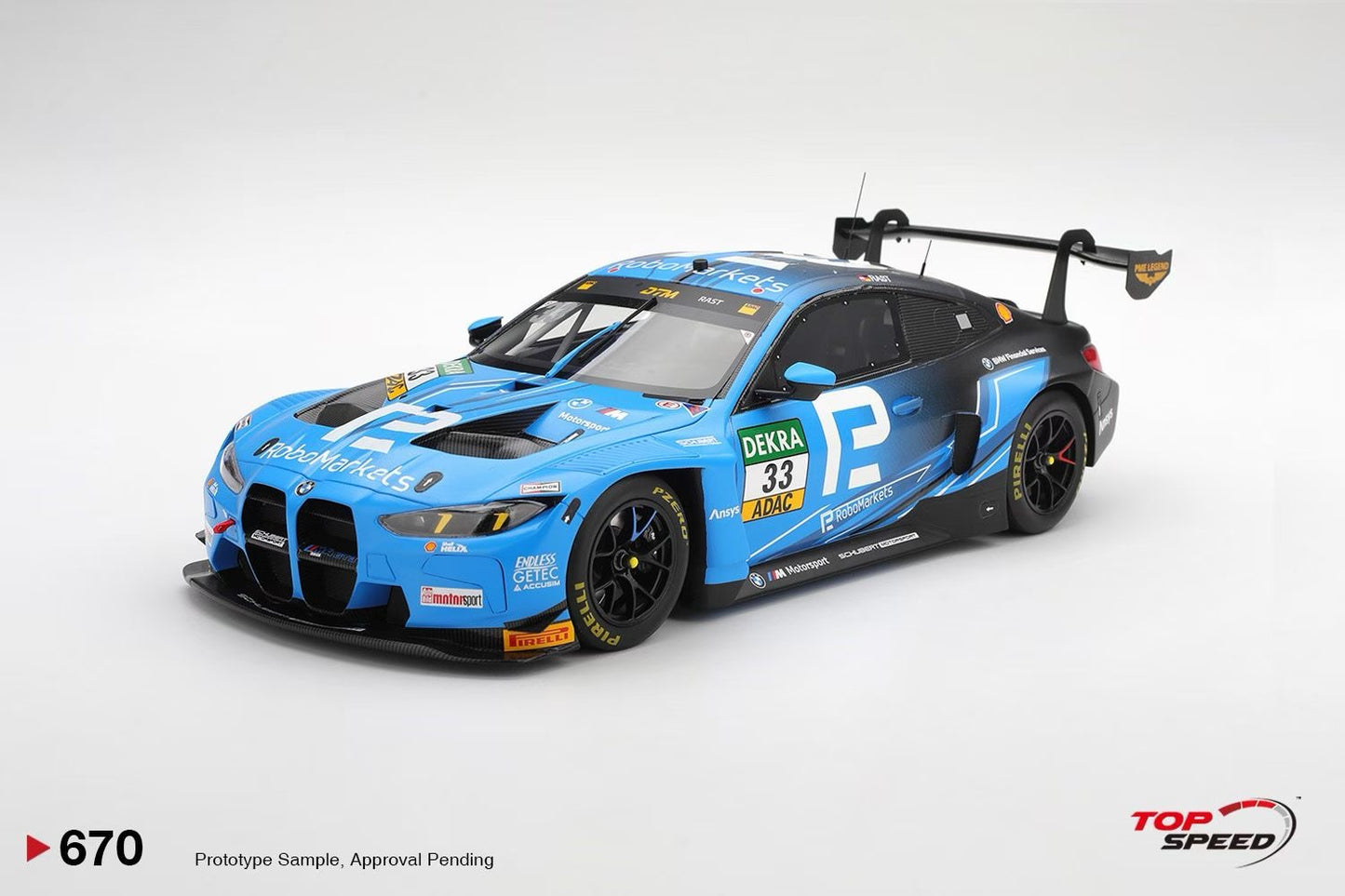 Topspeed 1:18 BMW M4 GT3 EVO #33 Schubert Motorsport 2025 DTM Zandvoort Race 1 Winner