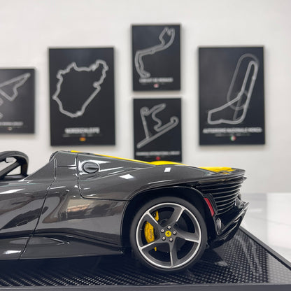 BBR 1/12 Ferrari SP3 Daytona 599+1 Spider Modena Yellow BBR1217O