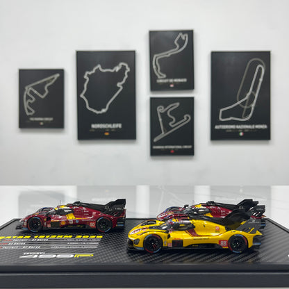 BBR 1/18 Ferrari 499P Set Qatar 2025 set with 3 models - car n. 51 - n. 83 - n. 50 BBRC319SET