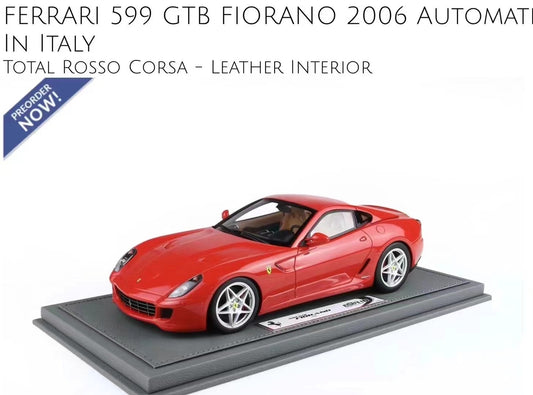 BBR Ferrari 599 GTB FIORANO 2006 AUTOMATIC GEAR automatic transmission simulation car model