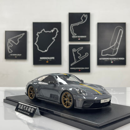 GT Spirit 1/18 Porsche 911 [992.2] GT3 Touring Grey GT577
