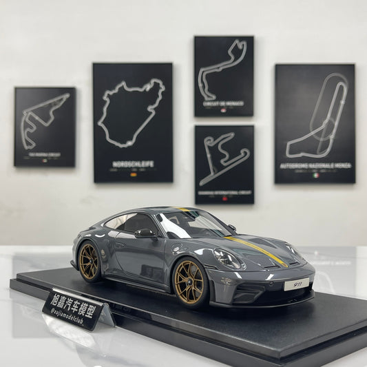 GT Spirit 1/18 Porsche 911 [992.2] GT3 Touring Grey GT577