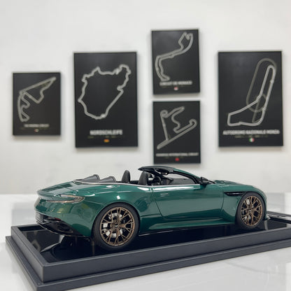 MOTORHELIX 1/18 Aston Martin DB12 Volante (Convertible) – Qilun Green (MH394)