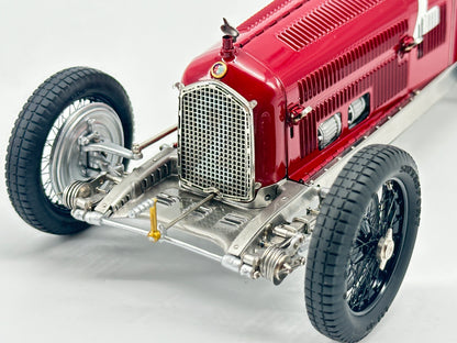 CMC 1/18 Alfa Romeo P3 Caracciola #2 Red Alloy Car Model M220
