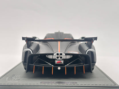 BBR 1/18 Pagani Huayra R Matte Black Simulation Car Model Ornament