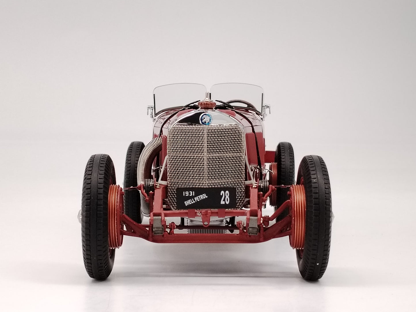 CMC 1/18 Mercedes Benz SSK #14 Red Alloy Model Car