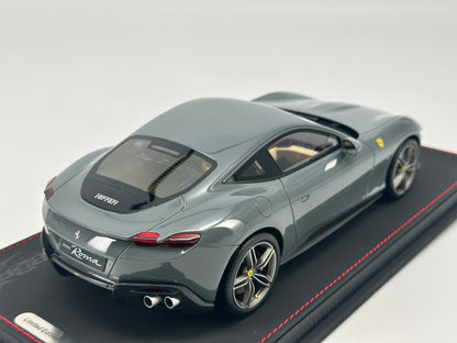 BBR 1/18 Ferrari Roma Grey Resin Car Model Ornaments