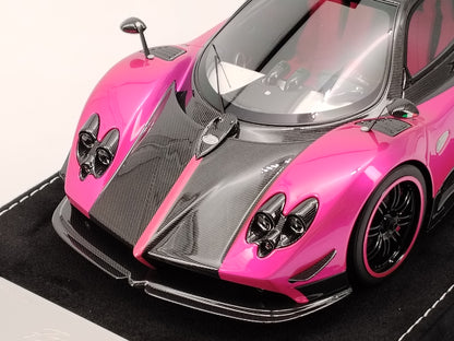 HH Model 1/18 Pagani Zonda Cinque Coupe Electric Pink Limited Edition Car Model